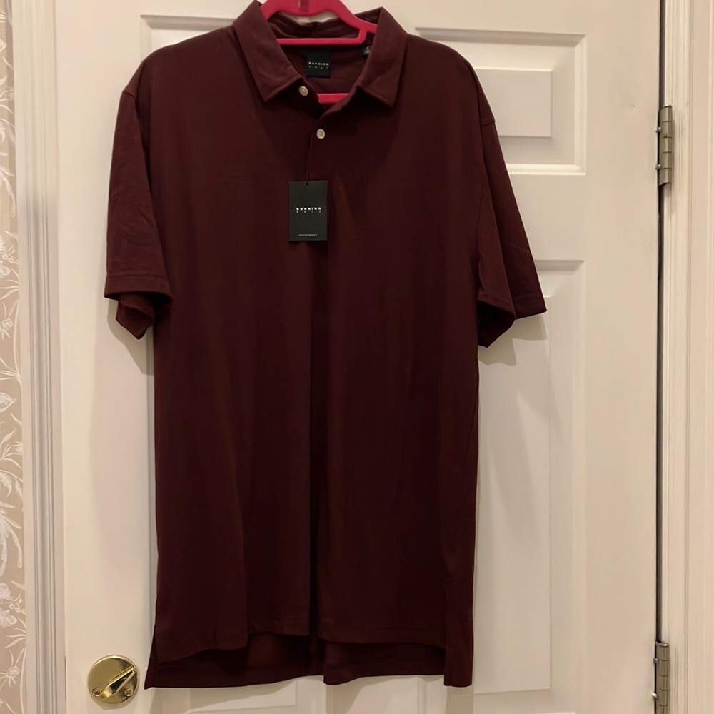 Dunning Golf Polo shirt Burgundy Large